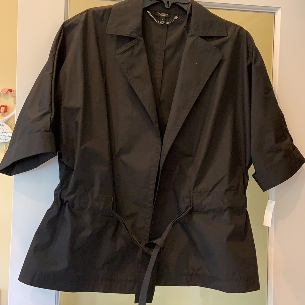 Black unlined ladies top